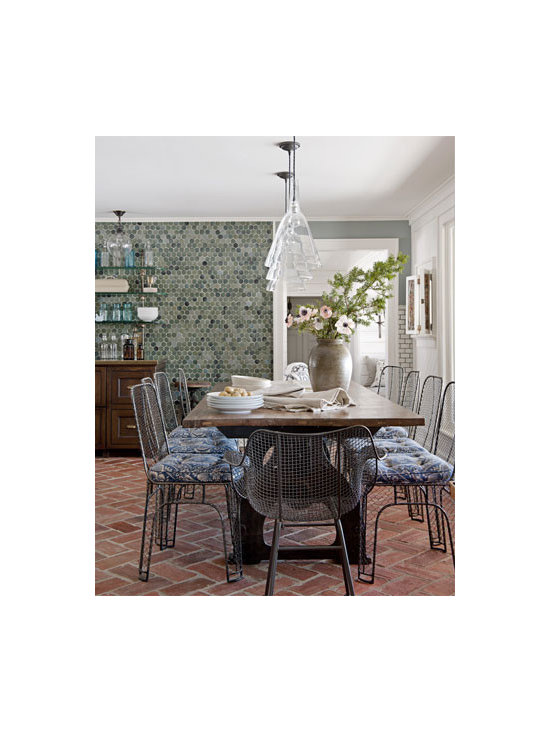 Old Terracotta Style Dining Room Design Floor Old Tile Luxurystyle Es